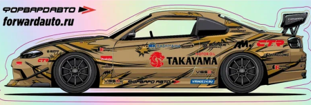 Купить Стикер  голографический  "NISSAN SILVIA S15 - TIVODAR" ФОРВАРД АВТО 