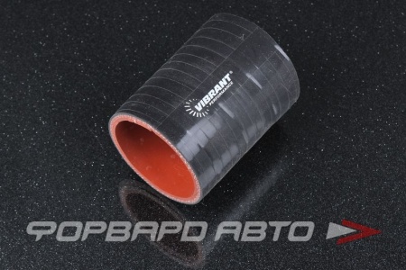Купить Патрубок силиконовый 51 мм, L=80 мм, чёрный VIBRANT 2706