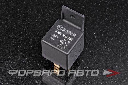 Реле 12V 4-х контактное 30А BOSCH 0 986 AH0 453