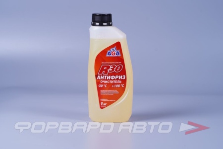 Купить Антифриз бесцветный для промывки системы охлаждения -30C 1кг AGA AGA045R