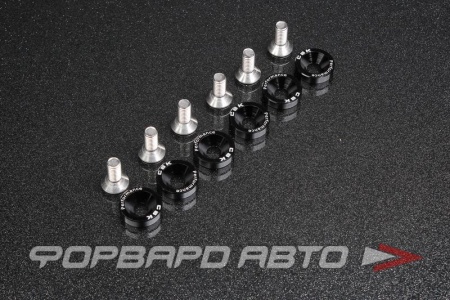 Купить Болт с декоративной шайбой М8 (6 шт) черный CSK PERFOMANCE ABFW-M8-B