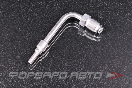 Купить Фитинг AN3 М10*1 90" для тормозных систем.  (Под опрессовку, сталь) GOODRIDGE S699-31Z