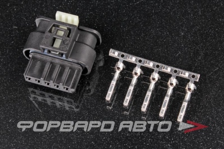 Купить Разъём 5 way датчика расхода воздуха BMW (черный) HIRSCHMANN 805-123-541