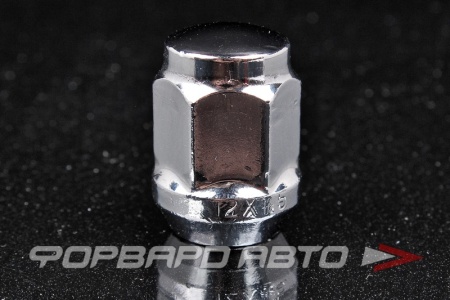 Купить Гайка колеса 12*1,5*30 конус закрытая, ключ 19, хром MATRIX 401345 Cr