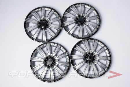Купить Колпак колесный R15" Торнадо карбон, к-т 4шт АКС LW1525
