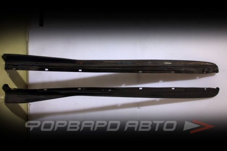 Купить Накладки на пороги Subaru Impreza 06-07 CS Style карбон AUTOBAHN88 