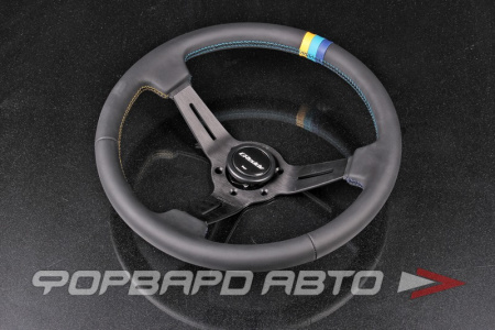 Руль 340 мм, вылет 80 мм, кожа, GReddy Sport Steering Wheel GREDDY 16600002