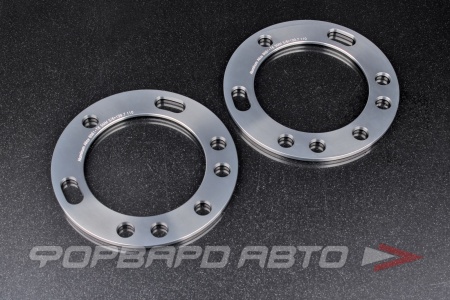 Купить Проставки колесные 5 мм, 5/6*139,7 (Cruiser, Pajero, Vitara, Niva - 4WD) CNC, shiny grey anodized HT SE56000.1