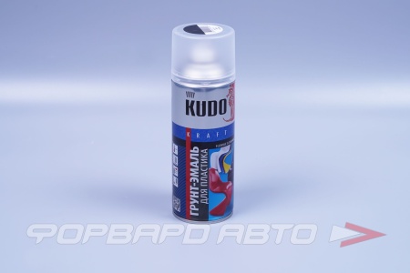 Купить Эмаль аэрозольная грунтовка по пластику Графит KUDO KU-6004