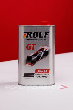 Купить Масло моторное 5W30 1л, GT SN/CF ж/б (с) ROLF 322233