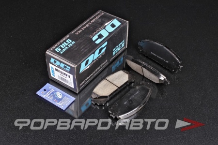 Купить Колодки тормозные TOYOTA HIGHLANDER, LEXUS RX350 2010->, передние, серия STR.S DC BRAKES DC1324V17