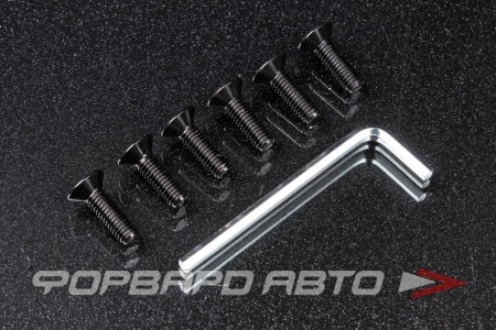 Купить Комплект винтов М5*12мм под внутренний шестигранник с потаем, для крепления к адаптеру рулевого колеса, черный NRG SWS-100BK-1