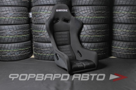 Купить Сиденье спортивное - нерегулируемое "ковш", без салазок, ZETA III Type-L FRP черное BRIDE FL1HMF