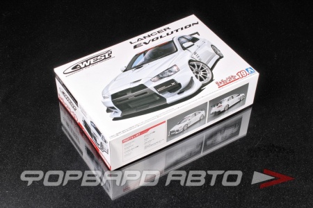 Купить Сборная модель Mitsubishi Lancer Evolution X C-West AOSHIMA 05897