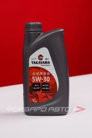 Купить Масло моторное 5W30 1л, SL/CF пластик (с) TAKAYAMA 605529