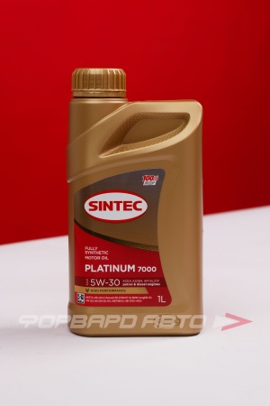 Купить Масло моторное 5W30 1л, PLATINUM 7000 SL/CF A3/B4 (c) SINTEC 600143