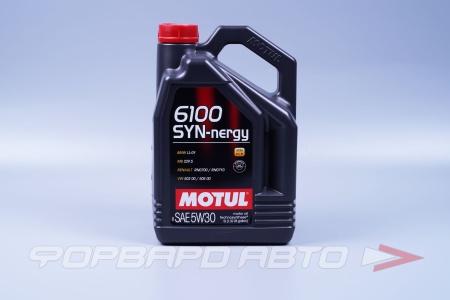 Купить Масло моторное 5W30 5л, SYN-nergy 6100 A3/B4 SL MOTUL 113439