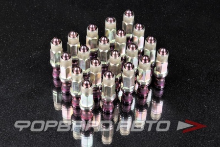 Купить Шпильки колесные титановые 12*1,25*14,3*53 + гайки 12*1,25 FORA TITANIUM FTP11