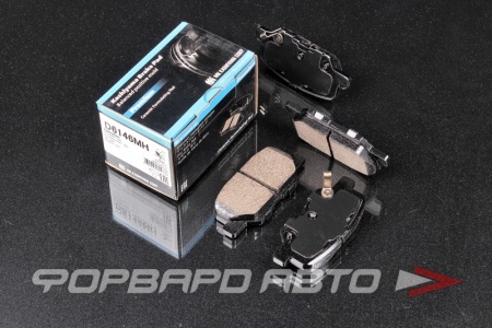 Купить Колодки тормозные, задние (с антискрипной пластиной) KASHIYAMA D6146MH